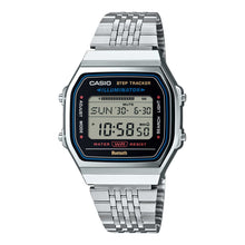 Load image into Gallery viewer, Casio Digital Vintage Style Bluetooth© Step Tracker Stainless Steel Band Watch ABL100WE-1A ABL-100WE-1A
