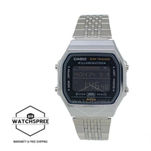 Load image into Gallery viewer, Casio Digital Vintage Style Bluetooth¶ô¶÷ Step Tracker Stainless Steel Band Watch ABL100WE-1B ABL-100WE-1B
