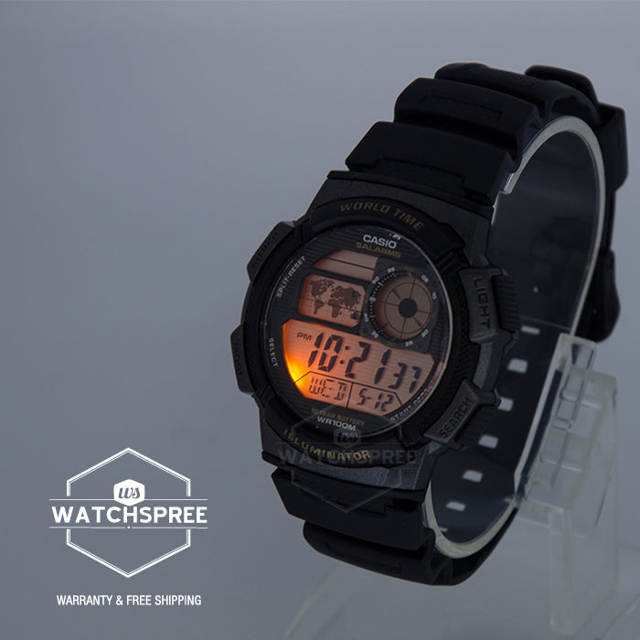 Casio Standard Digital Sporty Design Watch AE1000W-1A