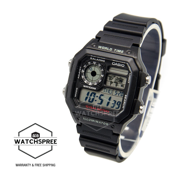 Casio Digital Sports Watch AE1200WH-1A