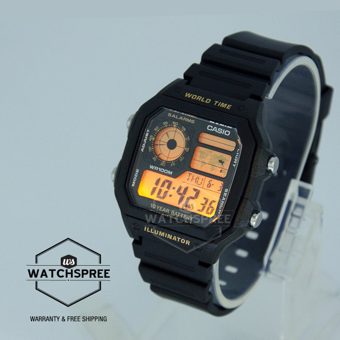 Casio Digital Sports Watch AE1200WH-1B