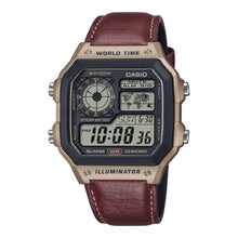 Load image into Gallery viewer, Casio Digital Leather Band Watch AE1200WHL-5A AE-1200WHL-5A
