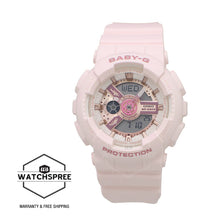 Load image into Gallery viewer, Casio Baby-G BA-110 Lineup Aqua Planet Collaboration Model Bio-Based Pink Resin Band Watch BA110AQ-4A BA-110AQ-4A
