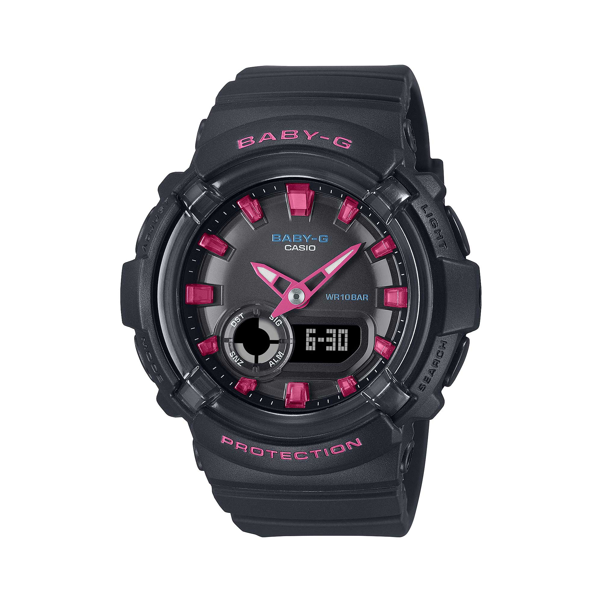 Casio Baby-G BGA-280 Lineup Black Resin Band Watch BGA280DN-1A BGA-280DN-1A