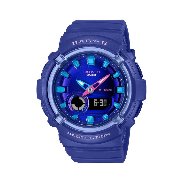 Casio Baby-G BGA-280 Lineup Blue Resin Band Watch BGA280DN-2A BGA-280DN-2A