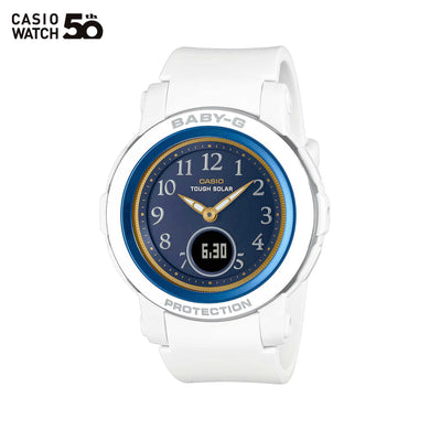 Casio Baby-G BGA-290 Lineup 50th Anniversary Tough Solar Bio-Based White Resin Band Watch BGAS290SS-2A BGA-S290SS-2A