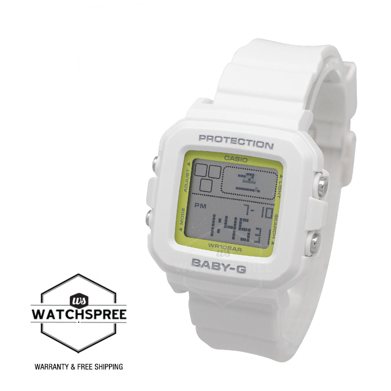 Casio Baby-G BGD-10 Lineup 30th Anniversary BABY-G + PLUS Series White Resin Band Watch + Silicone Holder with Strap BGD10K-7D BGD-10K-6D BGD-10K-7