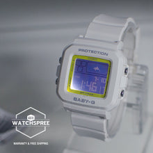 Load image into Gallery viewer, Casio Baby-G BGD-10 Lineup 30th Anniversary BABY-G + PLUS Series White Resin Band Watch + Silicone Holder with Strap BGD10K-7D BGD-10K-6D BGD-10K-7
