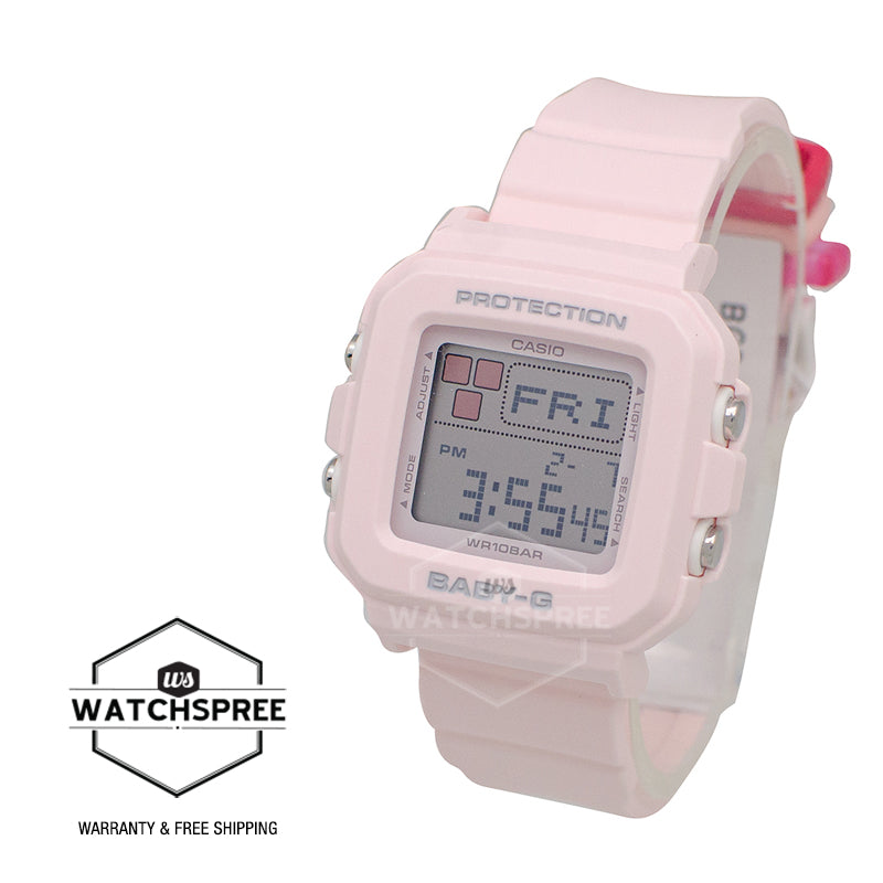 Casio Baby-G BGD-10 Lineup BABY-G+PLUS Pink Resin Band Watch BGD10L-4D BGD-10L-4D BGD-10L-4