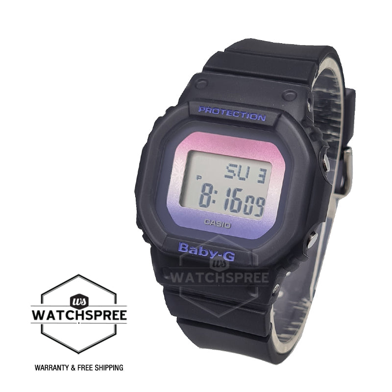 Casio Baby-G BGD-560 Lineup Winter Sky Series Translucent Black Dusky Purple Resin Band Watch  BGD560WL-2D BGD-560WL-2D