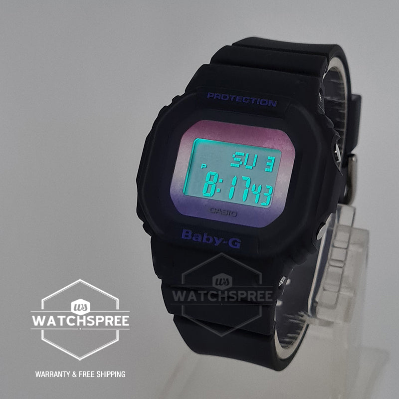 Casio Baby-G BGD-560 Lineup Winter Sky Series Translucent Black Dusky Purple Resin Band Watch  BGD560WL-2D BGD-560WL-2D