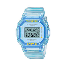 Load image into Gallery viewer, Casio Baby-G BGD-565 Lineup Translucent Blue Resin Band Watch BGD565SJ-2D BGD-565SJ-2D BGD-565SJ-2 
