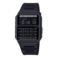 Load image into Gallery viewer, Casio Digital Pop Series Dual Time Calculator Bio-Based Black Resin Band Watch CA53WB-1B CA-53WB-1B
