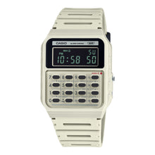 Load image into Gallery viewer, Casio Digital Pop Series Dual Time Calculator Bio-Based Off-White Resin Band Watch CA53WB-8B CA-53WB-8B
