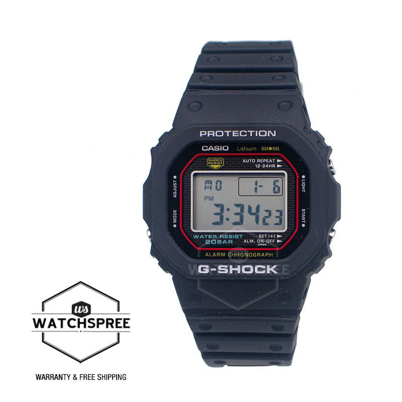 Casio G-Shock (Japan Made) DW-5000 Lineup Recreate Model Watch DW5000R-1A DW-5000R-1A