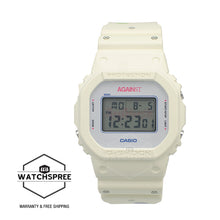 Load image into Gallery viewer, Casio G-Shock DW-5600 Lineup AGAINST Collaboration Model Off-White Resin Band Watch DW5600AL24-7D DW-5600AL24-7D DW-5600AL24-7
