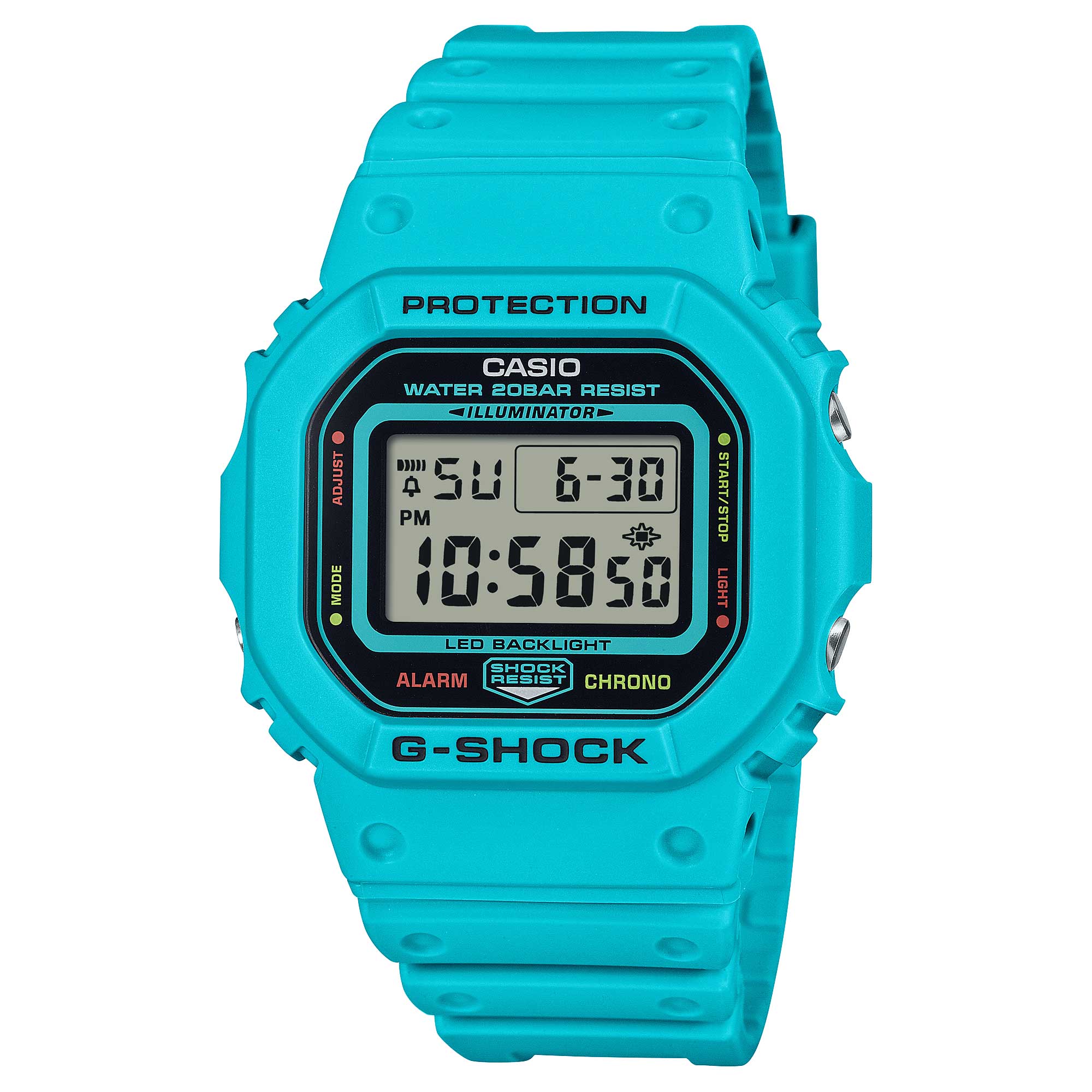 Casio G-Shock DW-5600 Lineup Energy Park Series Bio-Based Blue Resin Band Watch DW5600EP-2D DW-5600EP-2D DW-5600EP-2