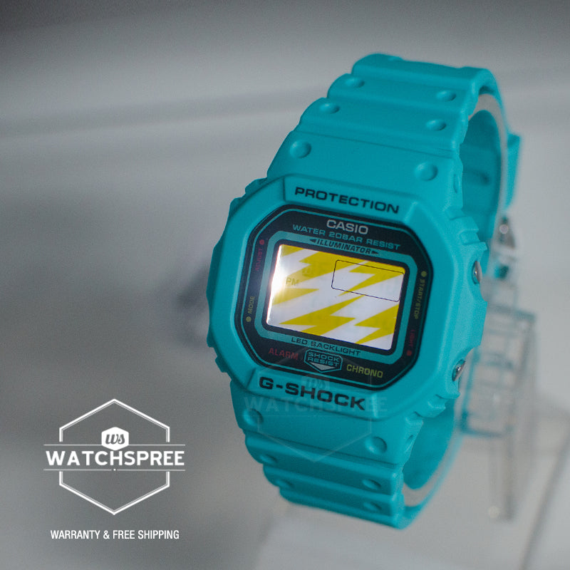 Casio G-Shock DW-5600 Lineup Energy Park Series Bio-Based Blue Resin Band Watch DW5600EP-2D DW-5600EP-2D DW-5600EP-2