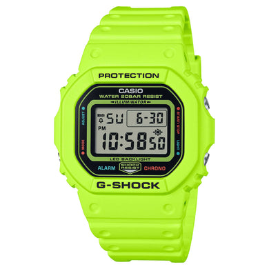 Casio G-Shock DW-5600 Lineup Energy Park Series Bio-Based Yellow Resin Band Watch DW5600EP-9D DW-5600EP-9D DW-5600EP-9