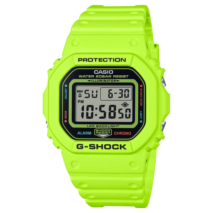 Casio G-Shock DW-5600 Lineup Energy Park Series Bio-Based Yellow Resin Band Watch DW5600EP-9D DW-5600EP-9D DW-5600EP-9