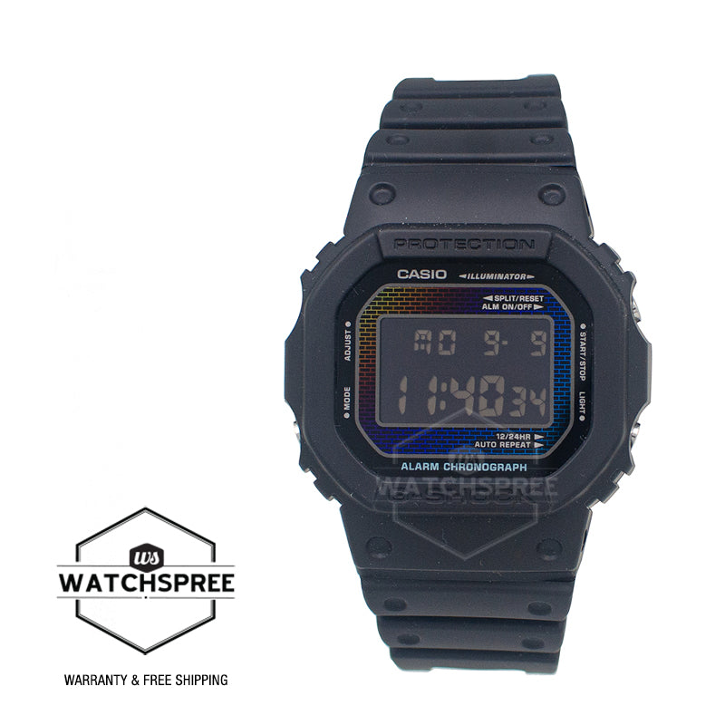 Casio G-Shock DW-5600 Lineup Rainbow Brick Wall Series Bio-Based Watch DW5600RW-1D DW-5600RW-1D DW-5600RW-1