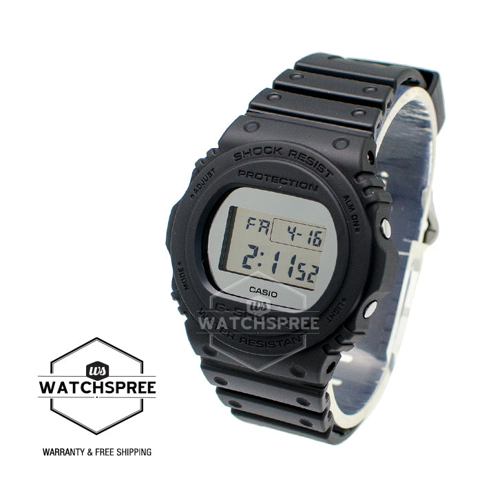 Casio G-Shock Special Color Metallic Mirror Face Black Resin Band Watch DW5700BBMA-1D DW-5700BBMA-1D