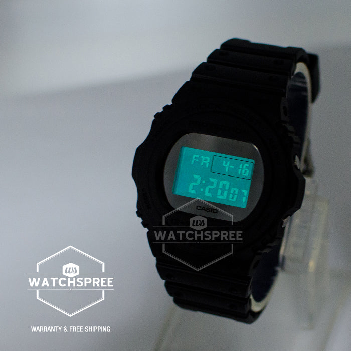 Casio G-Shock Special Color Metallic Mirror Face Black Resin Band Watch DW5700BBMA-1D DW-5700BBMA-1D