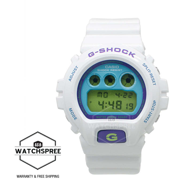 Casio G-Shock DW-6900 Lineup Crazy Colours Revival Series Bio-Based Watch DW6900RCS-7D DW-6900RCS-7D DW-6900RCS-7