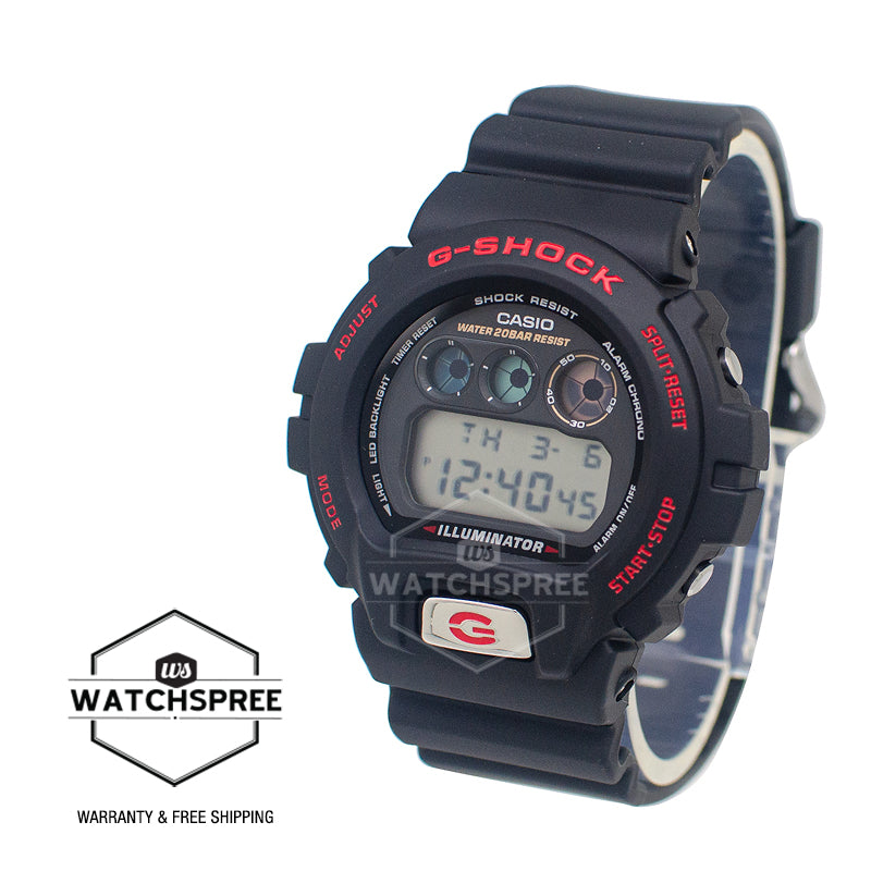 Casio G-Shock DW-6900 Lineup Iconic Styles 6900 Line 30th Anniversary Model Bio-Based Black Resin Band Watch DW6900TR-1D DW-6900TR-1D DW-6900TR-1