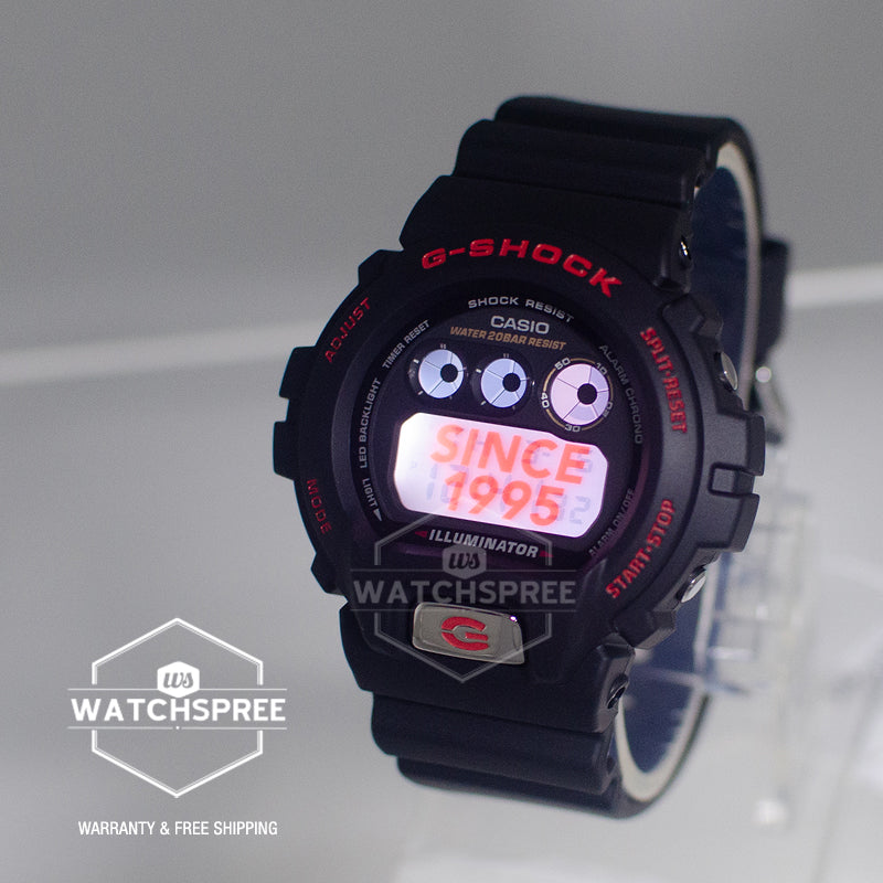 Casio G-Shock DW-6900 Lineup Iconic Styles 6900 Line 30th Anniversary Model Bio-Based Black Resin Band Watch DW6900TR-1D DW-6900TR-1D DW-6900TR-1