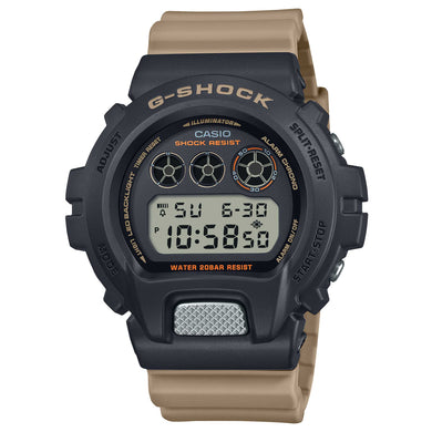 Casio G-Shock DW-6900 Lineup Two-Tone Utility Series Beige Resin Band Watch DW6900TU-1A5 DW-6900TU-1A5