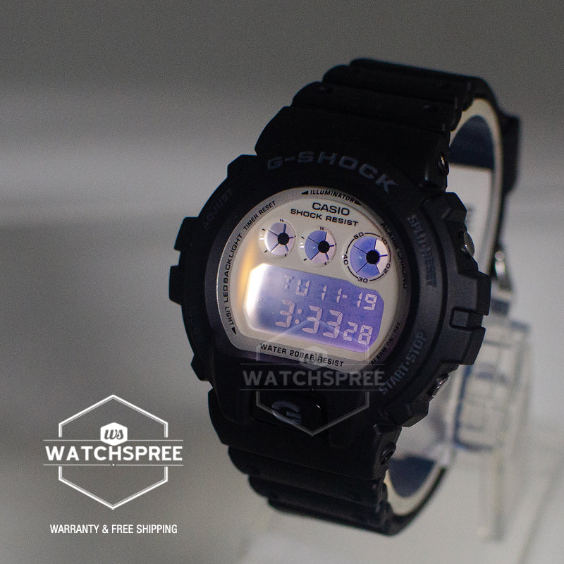 Casio G-Shock DW-6900 Lineup Black and Brilliant White Series Watch DW6900WD-1D DW-6900WD-1D DW-6900WD-1