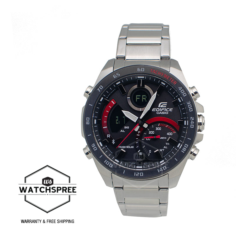 Casio Edifice ECB-900 Lineup Tough Solar Bluetooth© Stainless Steel Band Watch ECB900DB-1A ECB-900DB-1A