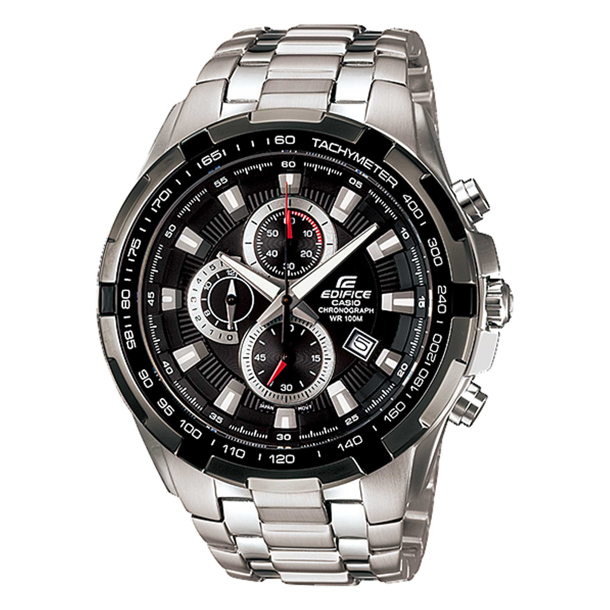 Casio Edifice Chronograph Stainless Steel Band Watch EF539D-1A EF-539D-1A