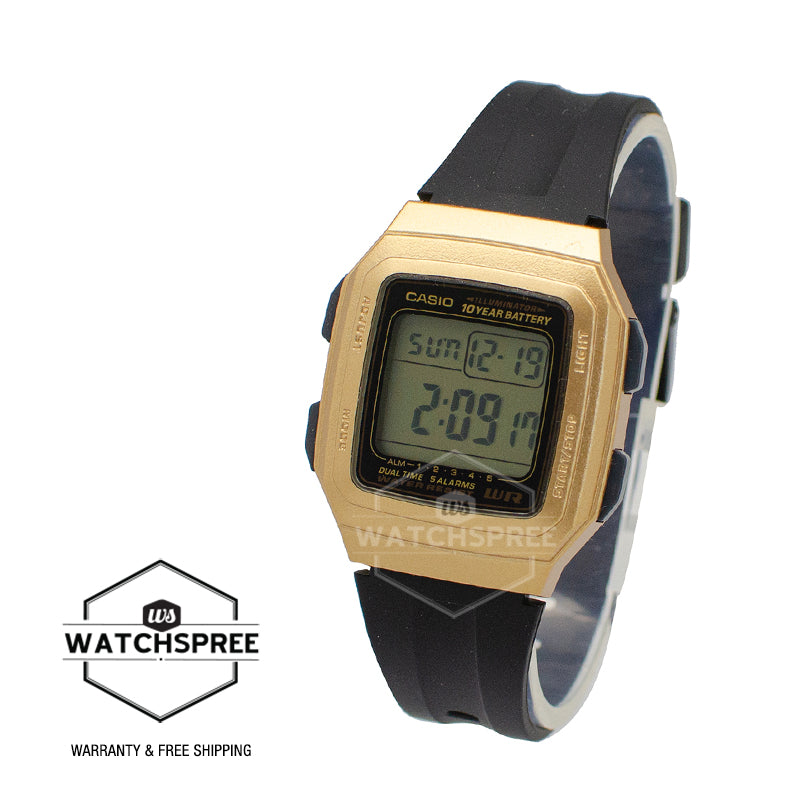 Casio Standard Digital Black Resin Band Watch F201WAM-9A F-201WAM-9A