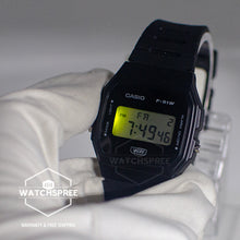 Load image into Gallery viewer, Casio Digital Pop Series Bio-Based Black Resin Band Watch F91WB-1A F-91WB-1A
