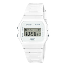 Load image into Gallery viewer, Casio Digital Pop Series Bio-Based White Resin Band Watch F91WB-7A F-91WB-7A
