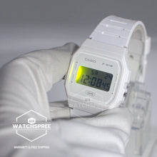 Load image into Gallery viewer, Casio Digital Pop Series Bio-Based White Resin Band Watch F91WB-7A F-91WB-7A
