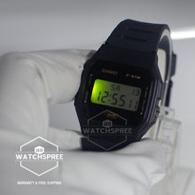 Load image into Gallery viewer, Casio Digital Pop Series Bio-Based Dark Grey Resin Band Watch F91WB-8A F-91WB-8A
