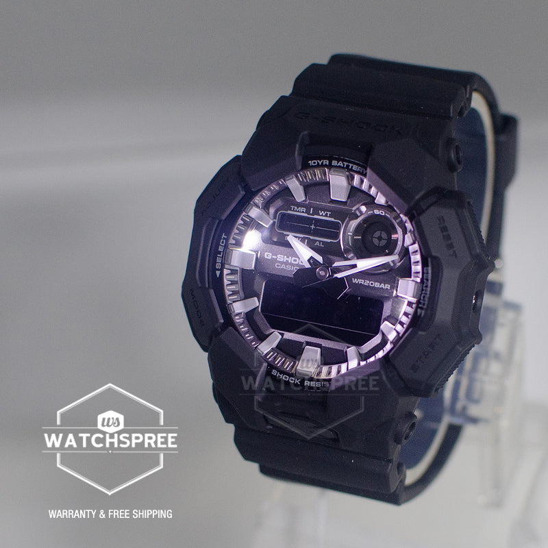 Casio G-Shock GA-010 Lineup Carbon Core Guard Structure Bio-Based Black Resin Band Watch GA010-1A1 GA-010-1A1