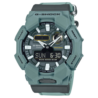 Casio G-Shock GA-010 Lineup Carbon Core Guard Structure CORDURA© Turquoise Cloth Band Watch GA010CE-2A GA-010CE-2A