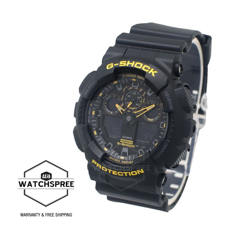 G shock ga deals 100 yellow