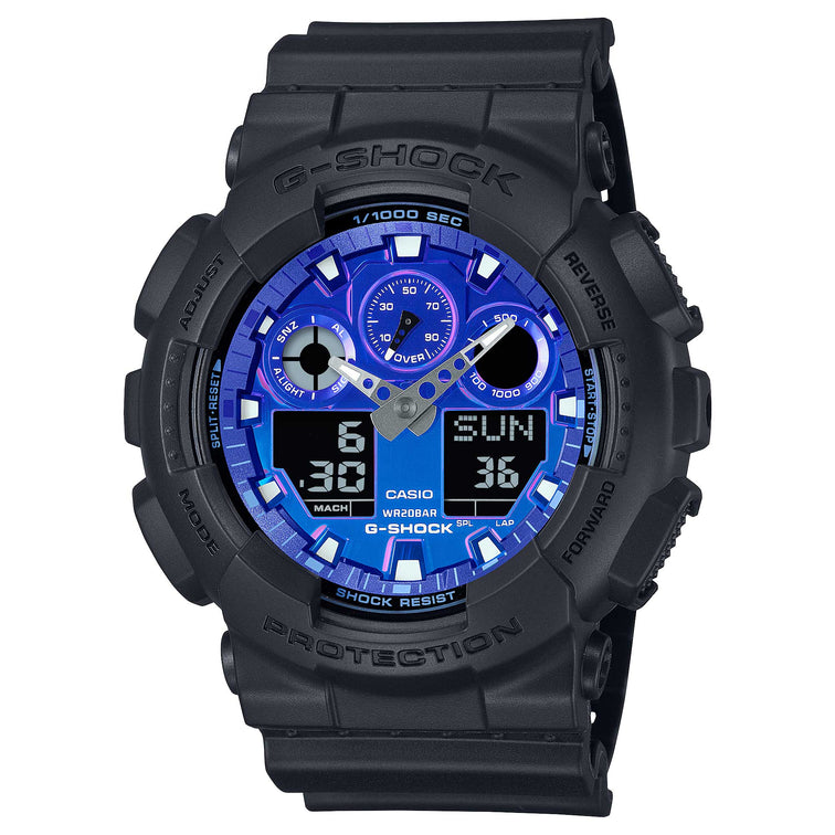 Casio G-Shock GA-100 Lineup Flame Inside Series Watch GA100FL-1A GA-100FL-1A