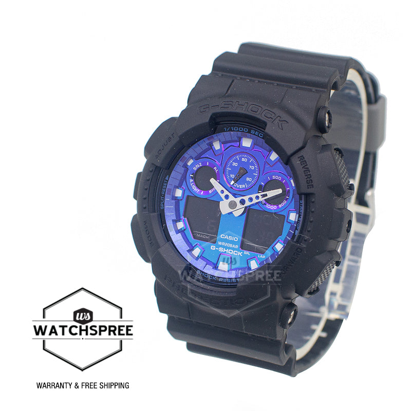 Casio G-Shock GA-100 Lineup Flame Inside Series Watch GA100FL-1A GA-100FL-1A