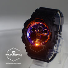 Load image into Gallery viewer, Casio G-Shock GA-100 Lineup Flame Inside Series Watch GA100FL-1A GA-100FL-1A
