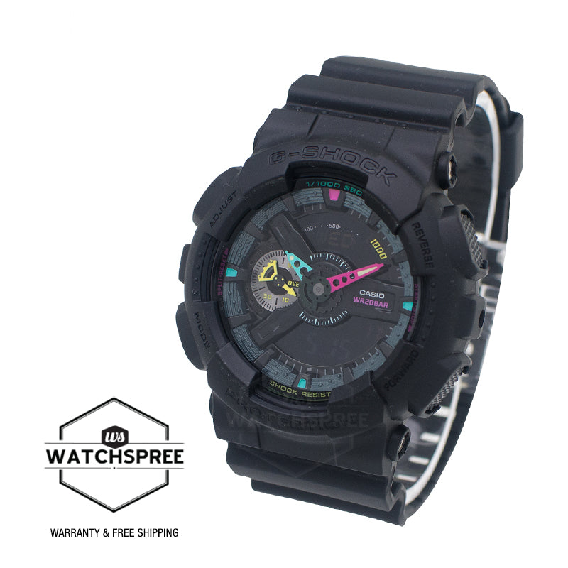 Casio G-Shock GA-110 Lineup Multi Fluorescent Accents Series Watch GA110MF-1A GA-110MF-1A