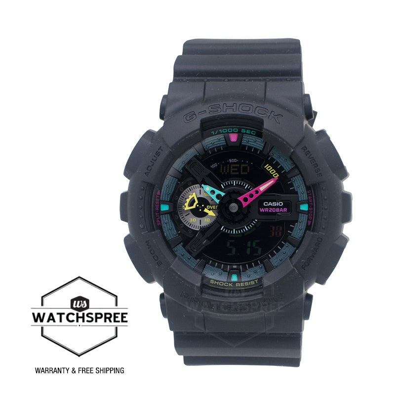 Casio G-Shock GA-110 Lineup Multi Fluorescent Accents Series Watch GA110MF-1A GA-110MF-1A