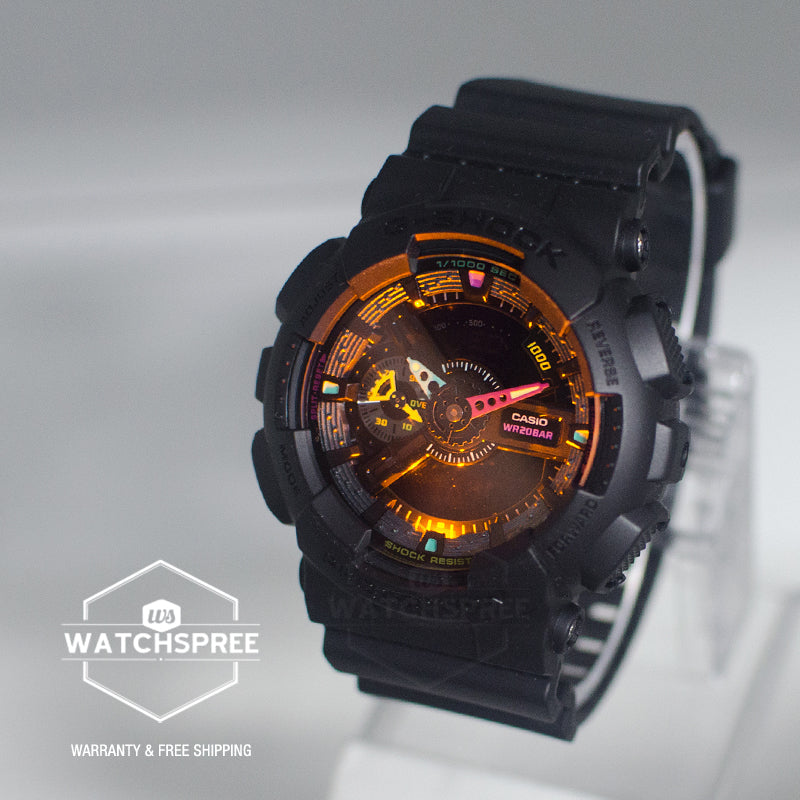 Casio G-Shock GA-110 Lineup Multi Fluorescent Accents Series Watch GA110MF-1A GA-110MF-1A