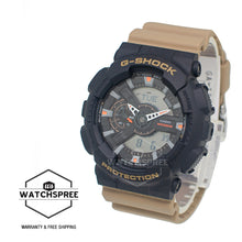 Load image into Gallery viewer, Casio G-Shock GA-110 Lineup Two-Tone Utility Series Beige Resin Band Watch GA110TU-1A5 GA-110TU-1A5
