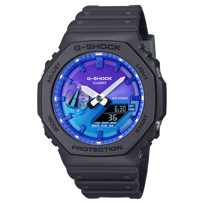 Casio G-Shock GA-2100 Lineup Carbon Core Guard Structure Flame Inside Series Watch GA2100FL-1A GA-2100FL-1A